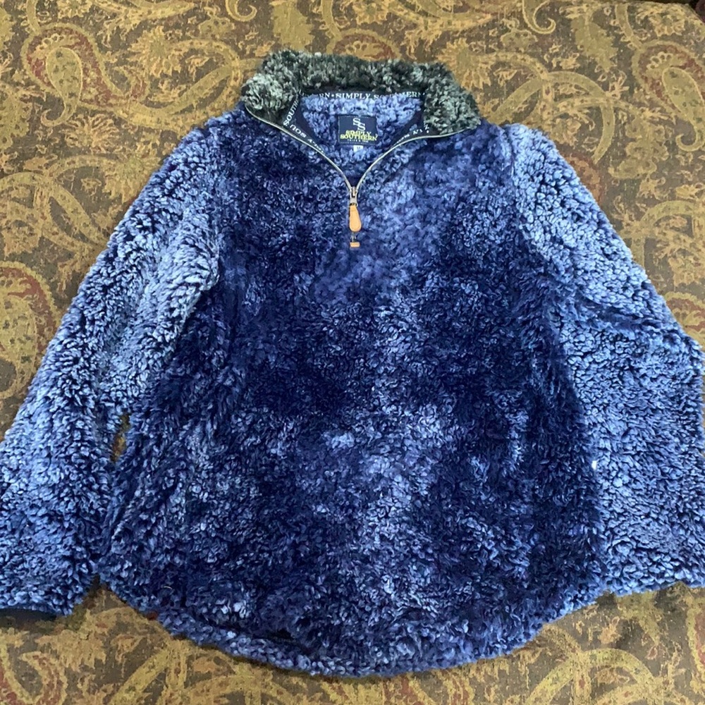 Women’s Medium Simply Southern Sherpa Pullover Gem